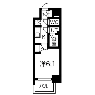 メイクス今池02【10階】の間取り