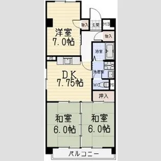 2清邦ビル【1階】の間取り