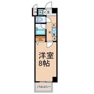 ジュネス藤森【4階】の間取り