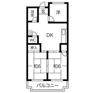 ユーハウスゆたか台【2階】の間取り