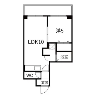 サンメゾン穂(ミノリ)【4階】の間取り