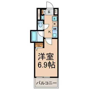 ベレーサ名駅ウエスト【0210号室】の間取り