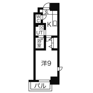 リシュドール鶴舞公園【15階】の間取り