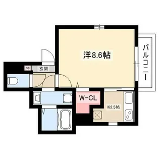 ユノディエール本陣【2階】の間取り