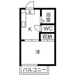 グラシアス【105号室】の間取り