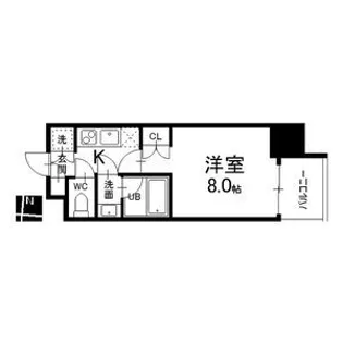 シエルブルー栄【7階】の間取り