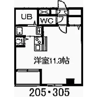 スワローハイム岩塚【3階】の間取り