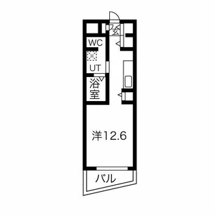 ベルドミール橘【7階】の間取り