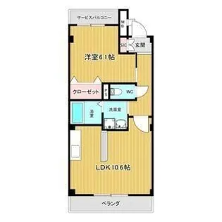 ラ・フォンテカーラ【2階】の間取り