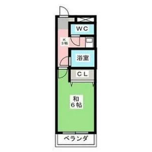 クレール内山【2階】の間取り