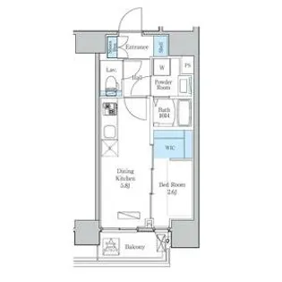 デュオフラッツ鶴舞【0303号室】の間取り