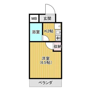 サントピア原【402号室】の間取り