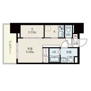 エステシア上前津【9階】の間取り