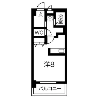 サンパレス植田【1001号室】の間取り