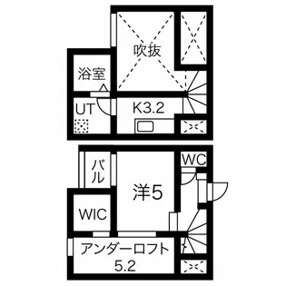 ferio【2階】の間取り