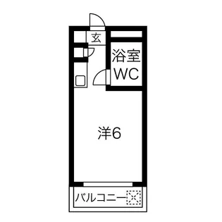 Tテラス堀田南【606号室】の間取り