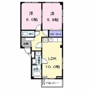 アーバンパレス【2階】の間取り