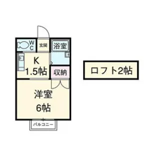 クレール静和【102号室】の間取り