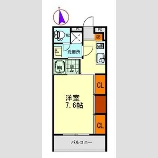 DoubleTree御器所【2階】の間取り