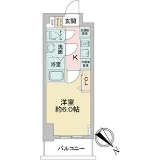 アステリ鶴舞テーセラ【0309号室】の間取り