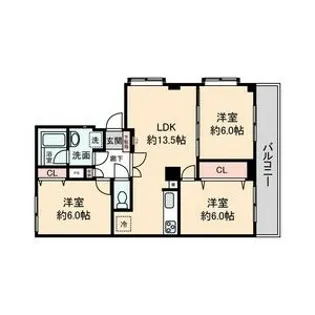 ウーリィパレス大森【5階】の間取り