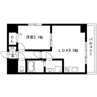 サンマール金山南【4階】の間取り