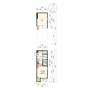 Loft11名駅西【202号室】の間取り