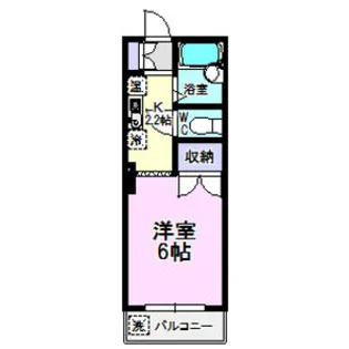 ブレークスルー中平【2階】の間取り