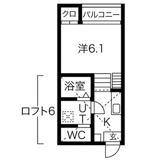 HAL FLATS【1階】の間取り