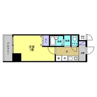 リアライズ黄金【4階】の間取り