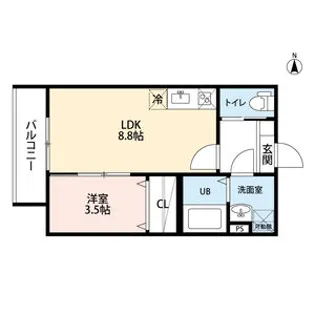 ジャルダン ノリタケの森(ジャルダン ノリタケ【201号室】の間取り