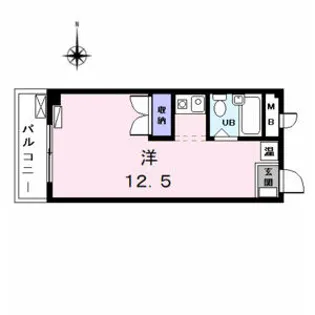 ニュープレジオ高畑【4階】の間取り