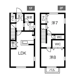 アゼリアガーデン【1階】の間取り