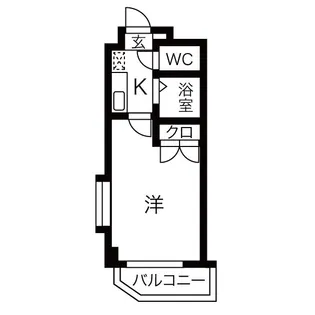 シティライフ春里【3階】の間取り