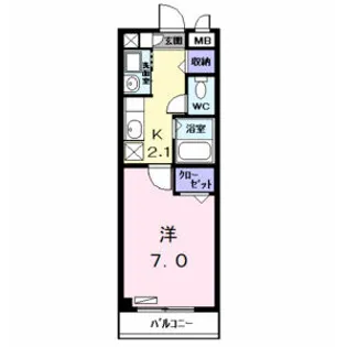 フィオーレ【2階】の間取り