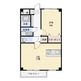 サンプレイス野並【2階】の間取り