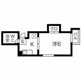 サンパーク大久手【4D号室】の間取り