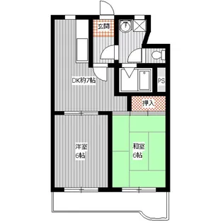 アーク宝地【402号室】の間取り
