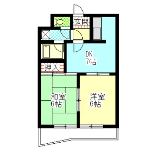 アーク宝地【403号室】の間取り