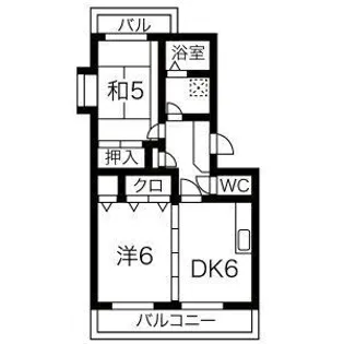 リヴェール保呂【2階】の間取り