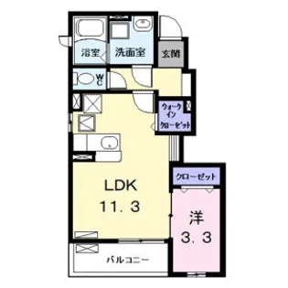 花水木【1階】の間取り