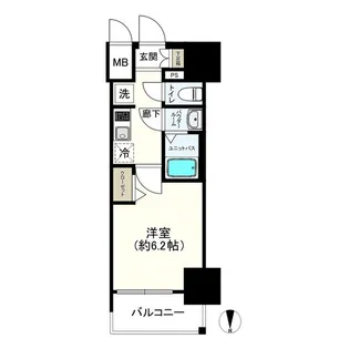 プレサンスNAGOYAシティオ【3階】の間取り