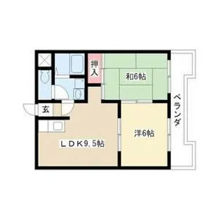 カサ松下【4階】の間取り