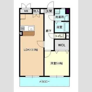 トリニティ【2階】の間取り