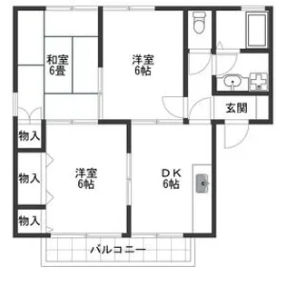 セジュールINOU【1階】の間取り