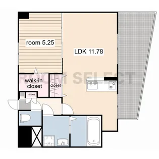 H-CLASSY TAKAOKA【6階】の間取り