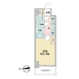 アステリ鶴舞ディオ【0503号室】の間取り