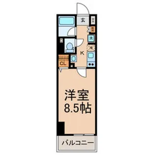 ベレーサ名駅ウエスト【5階】の間取り