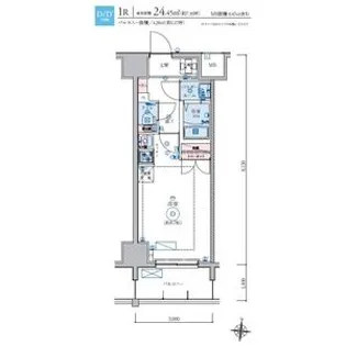 リヴシティ栄弐番館【4階】の間取り