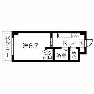 セゾン・ド・アマノ【3D号室】の間取り
